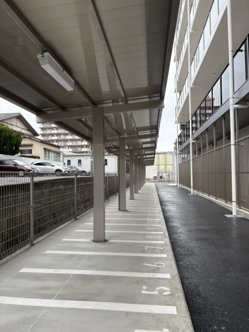 駐輪場照明工事｜マンション