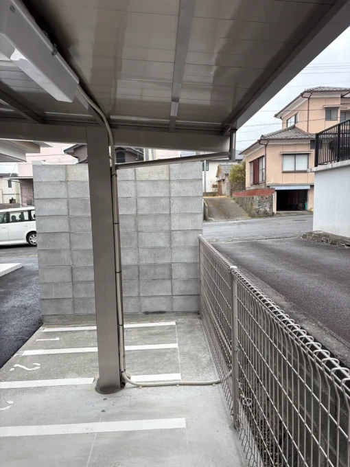 駐輪場照明工事｜マンション